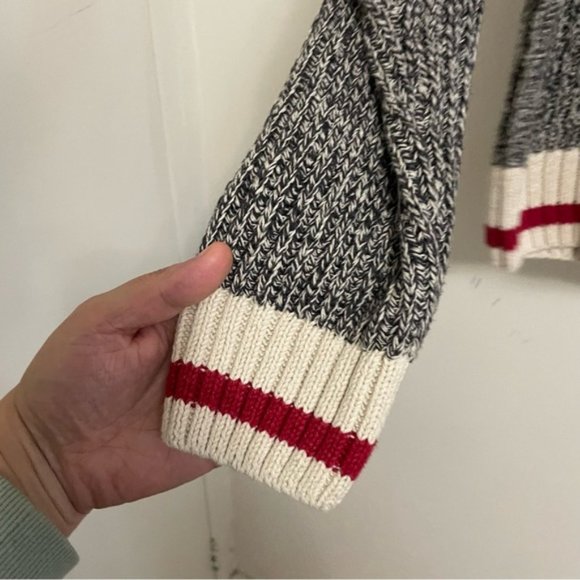 ROOTS Cabin women’s sock monkey crewneck sweater size small - Picture 7 of 10